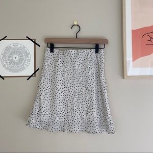 Urban Outfitters Satin Floral Skirt - M